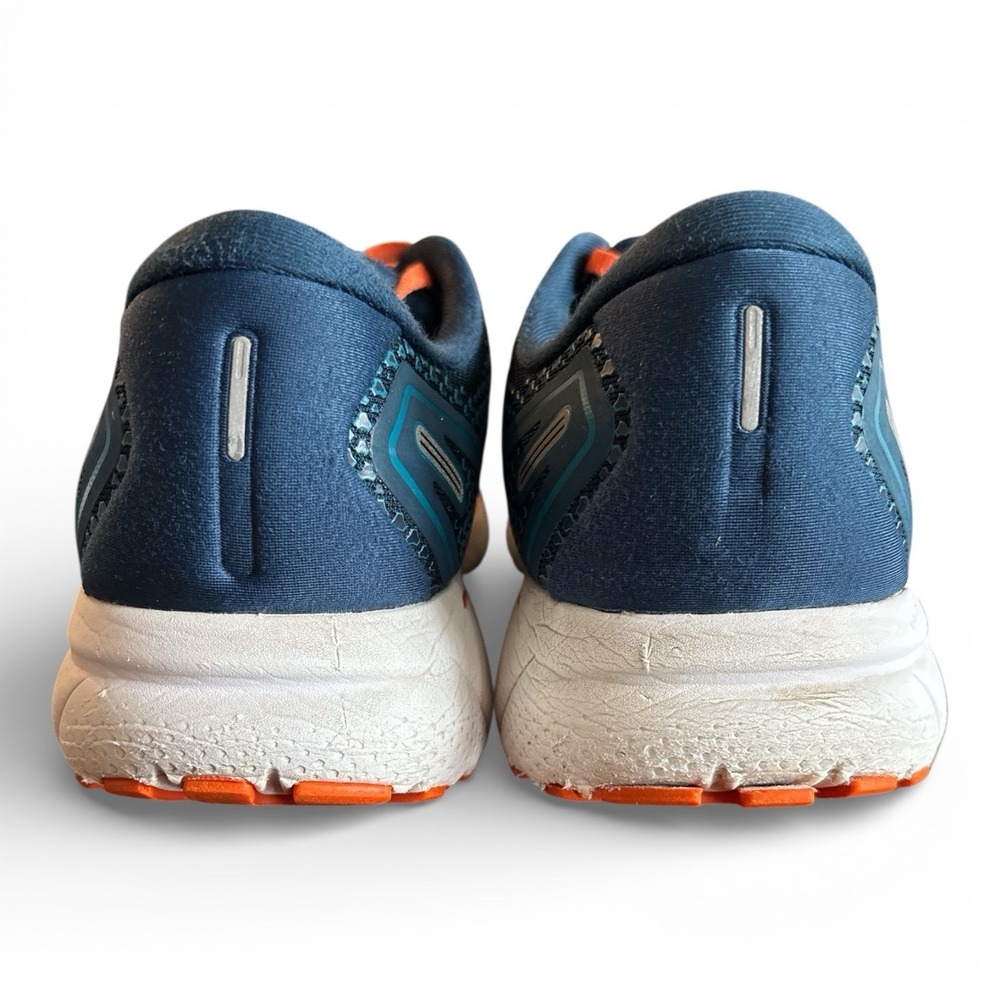 Brooks Ghost 14 Running Shoes, Orange/Blue, Men's Size 14 - Picture 6 of 9